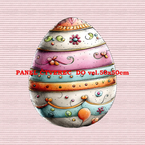 Bavlněný panel 10x10 cm