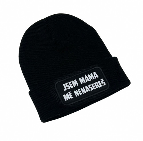Čepice “Jsem máma, mě nenasereš” černá