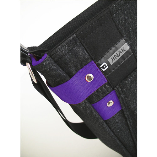 Příruční taška MINI dark violet paw