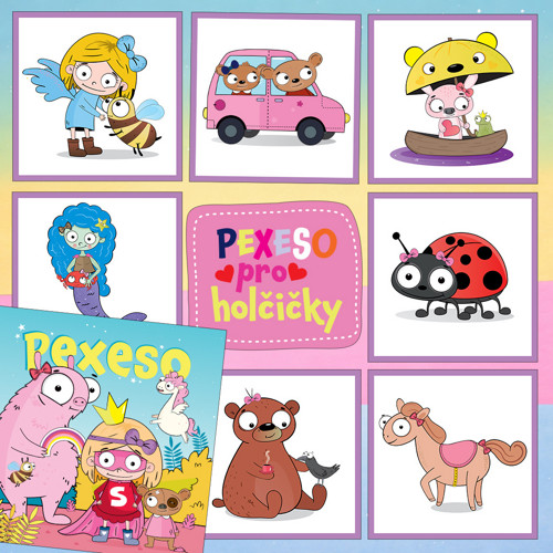 Pexeso pro holčičky - K tisku PDF