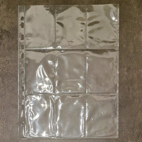 FOLIE A4 (9 kapes - rozměr kapsy 10x7 cm)