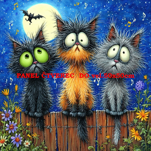 Bavlněný panel 10x10 cm — foto 1