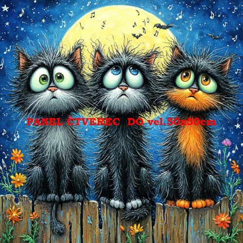 Bavlněný panel 10x10 cm