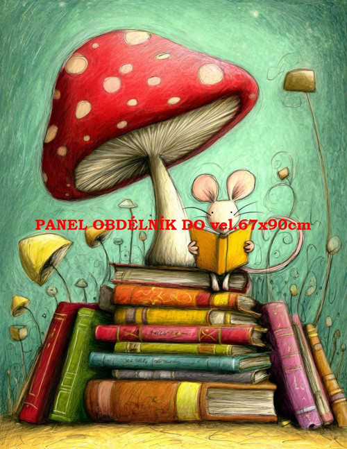 Bavlněný panel 7x10 cm