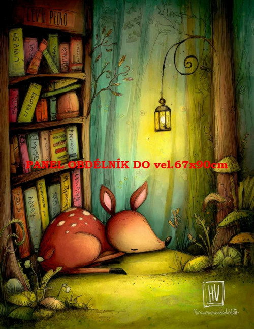 Bavlněný panel 7x10 cm