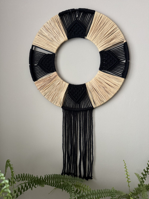 Macrame lýková dekorace — foto 1
