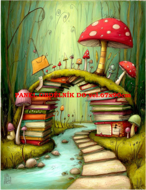 Bavlněný panel 7x10 cm