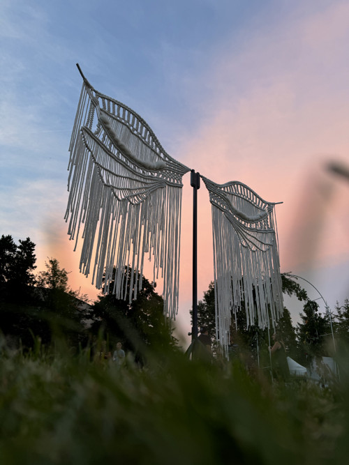 Andělská macrame křídla