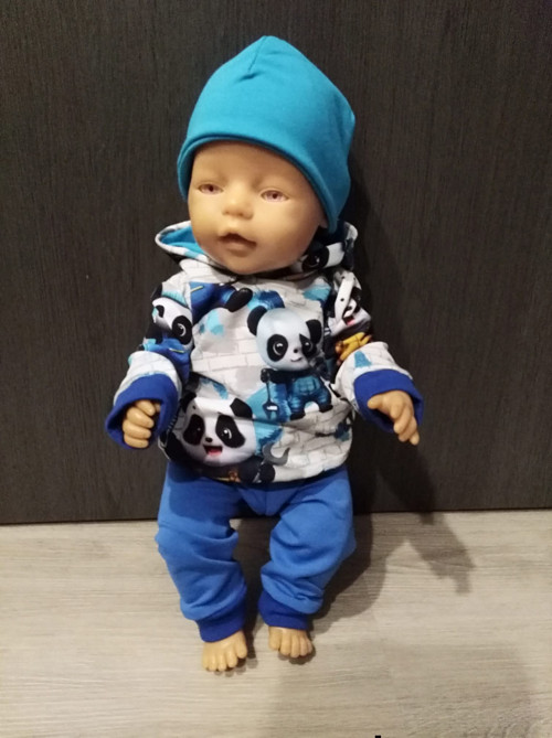 Oblečení pro panenky Panda 43cm