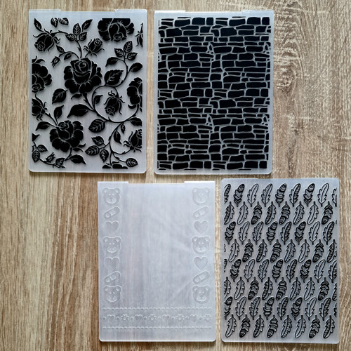 Sada 4 ks EMBOSS. KAPES do Bigshotu (15x10,5 cm)