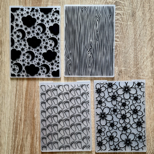 Sada 4 ks EMBOSS. KAPES do Bigshotu (15x10,5 cm)