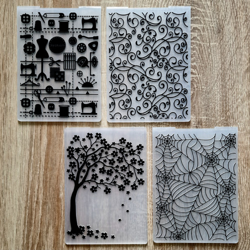 Sada 4 ks EMBOSS. KAPES do Bigshotu (15x10,5 cm)