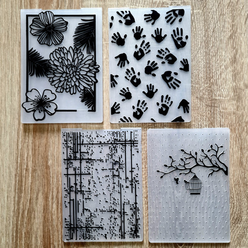 Sada 4 ks EMBOSS. KAPES do Bigshotu (15x10,5 cm)