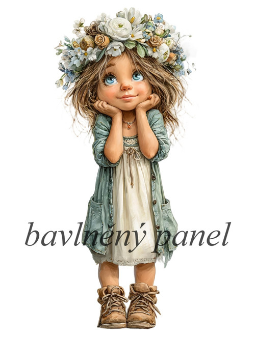 Bavlněný panel DM 573