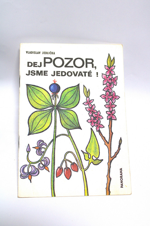 Retro omalovánka Dej pozor, jsme jedovaté