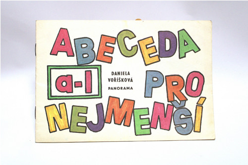 Retro omalovánka Abeceda pro nejmenší — foto 1