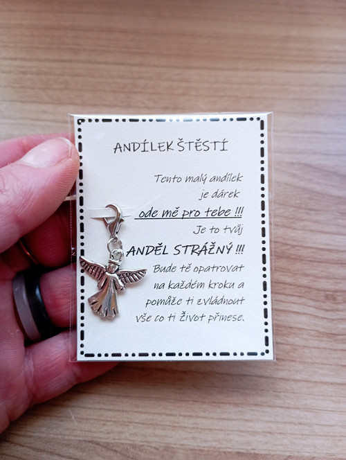 965 - Anděl strážný (stříbrný) — foto 1