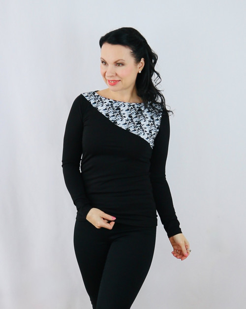 Dámské tričko černé — foto 1