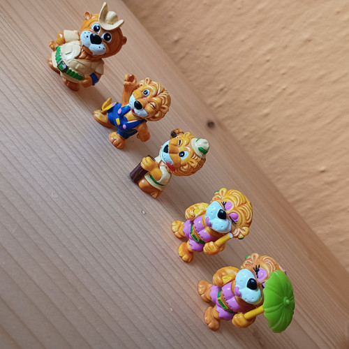 Figurky z kinder vajíčka - lvi