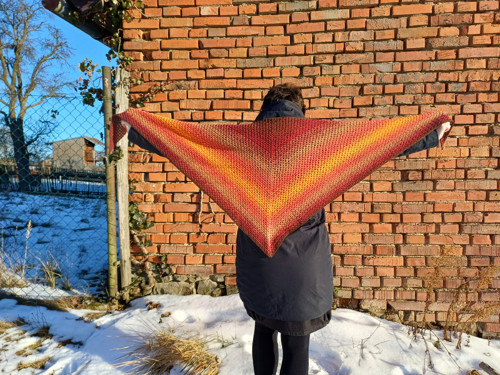 Háčkovaný šátek — foto 1