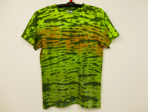 Pánské batikované tričko Green Tiger, S