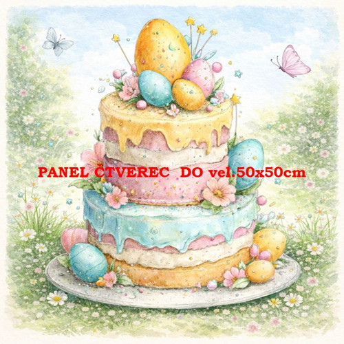 Bavlněný panel 10x10 cm