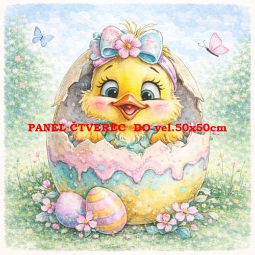 Bavlněný panel 10x10 cm
