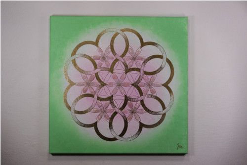 Spojená srdce – mandala lásky — foto 1