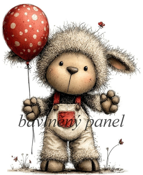 Bavlněný panel VE 417
