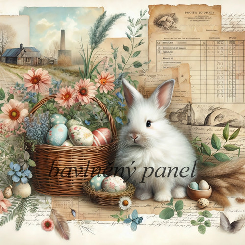 Bavlněný panel VE 591