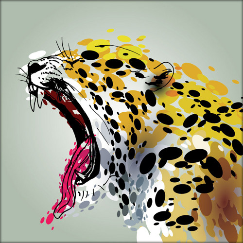 Digitální ilustrace jaguára