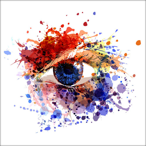 Digitální ilustrace - oko