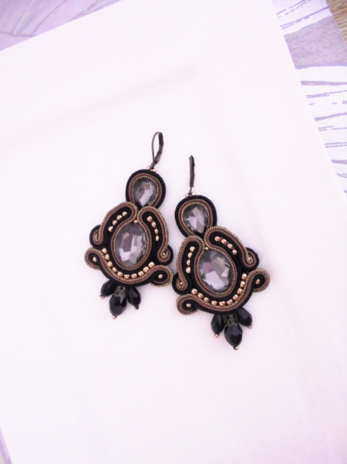 Soutache náušnice — foto 1