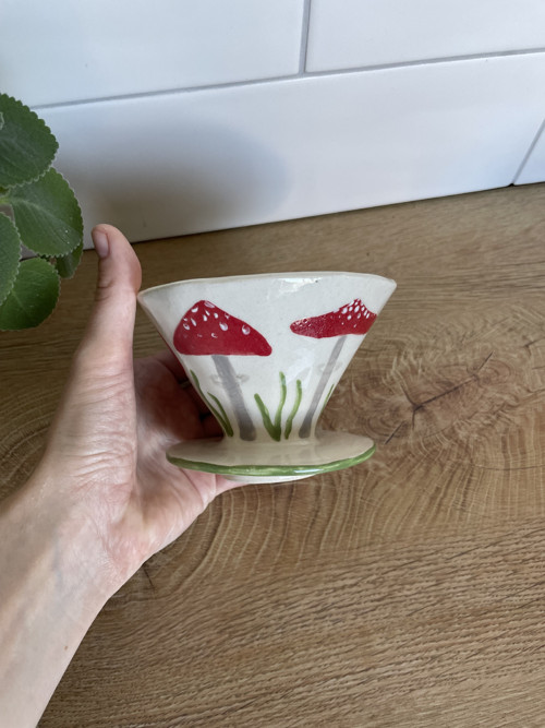 Keramický překapávač na kávu - V60 - dripper — foto 1