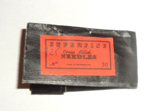 Starožitné šicí JEHLY • Needles No. 20 — foto 1