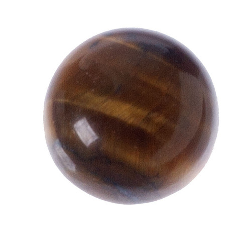 Tygří oko- kabošon, 10 mm — foto 1