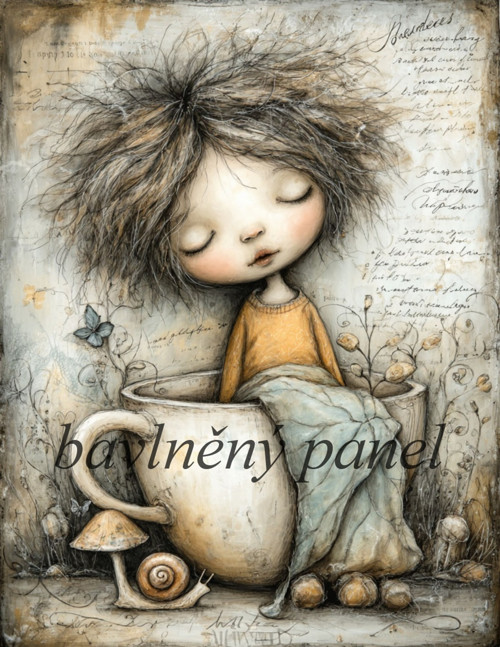 Bavlněný panel DM 609
