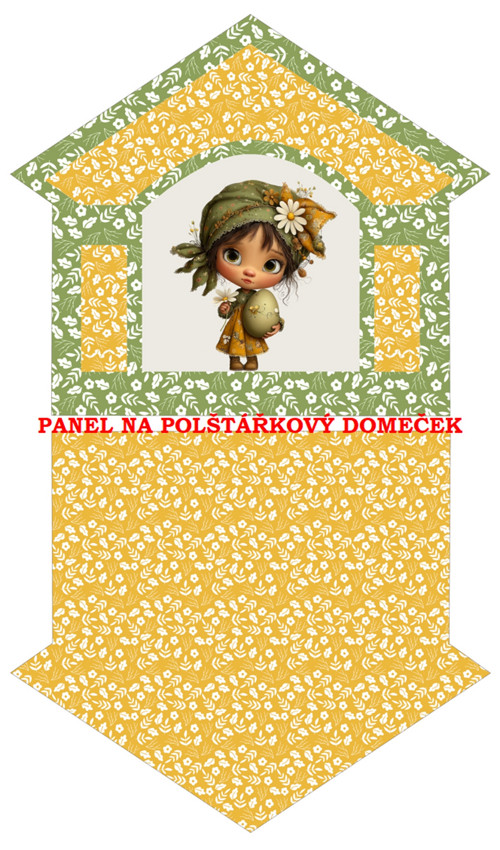 Bavlněný panel 50x85 cm