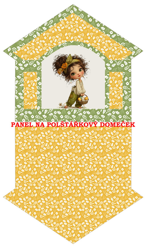 Bavlněný panel 50x85 cm