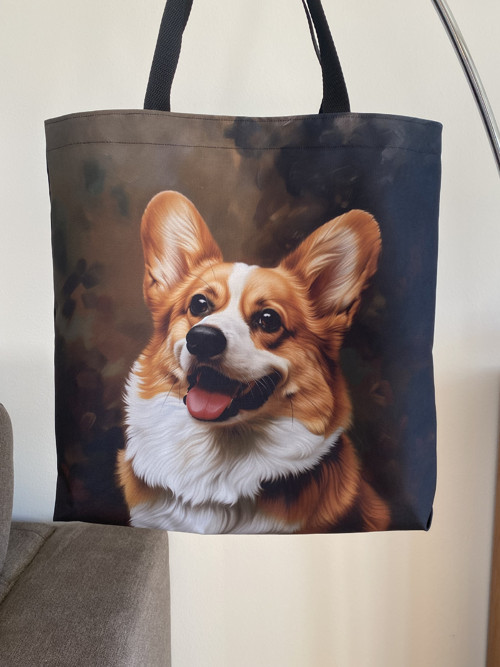 Nepromokavá taška přes rameno - Pes Corgi