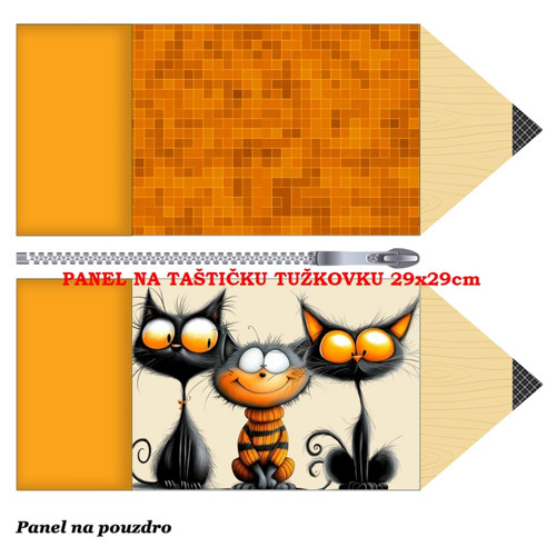 Panel na taštičku tužkovku bavlna