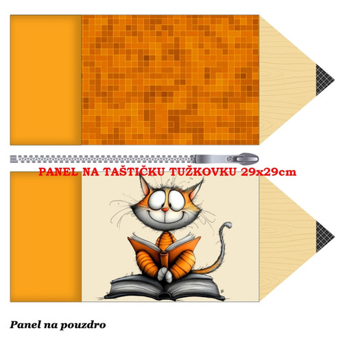 Panel na taštičku tužkovku bavlna — foto 1