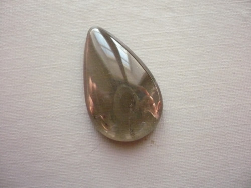 Kabošon - obsidián kouřový 27 mm, č.6f