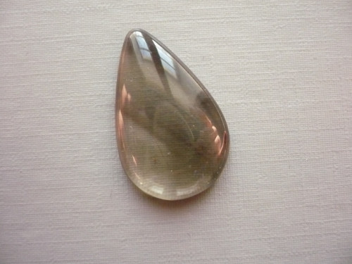 Kabošon - obsidián kouřový 28 mm, č.11f