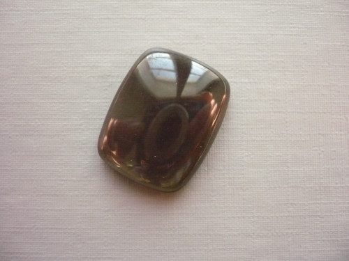 Kabošon - obsidián kouřový 22 mm, č.18f