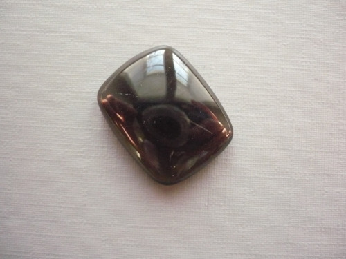 Kabošon - obsidián kouřový 20 mm, č.22f