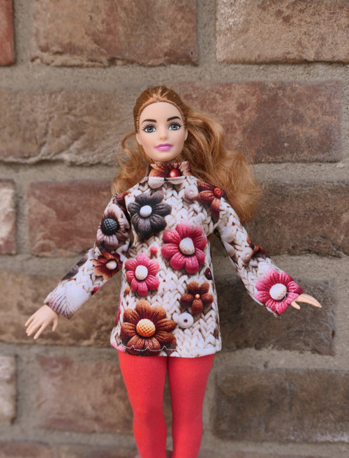 Mikina pro Barbie - baculku