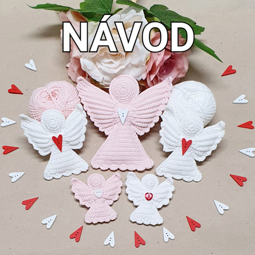 Návod háčkovaný anděl — foto 1