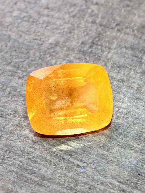 SKAPOLIT žlutý-šperk. drahokam,5.70 Ct. AFGÁNISTÁN