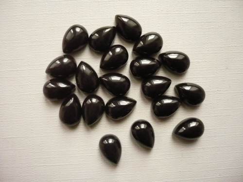 Kabošon - onyx 10 mm, 1 ks — foto 1